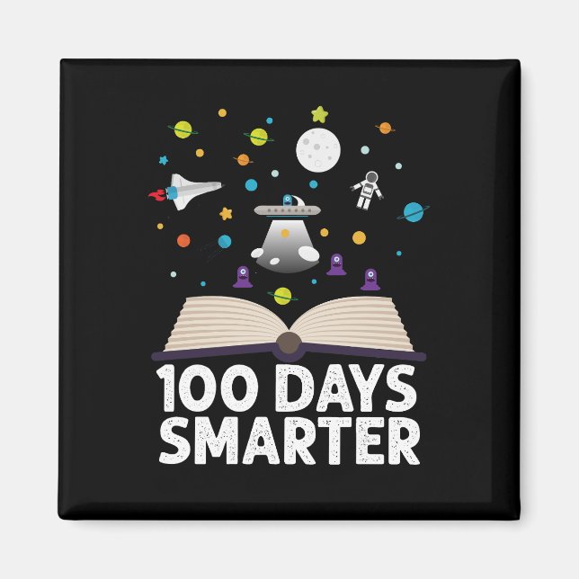 100. Schultag 100 Tage intelligenter Bücherraum Magnet (Vorne)