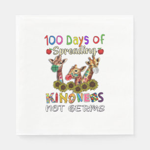 100. Schultag 100 Tage Kindheit verbreiten Serviette
