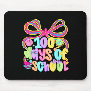 100. Schultag 100 Tage Lehrer Coquette Schleife  Mousepad