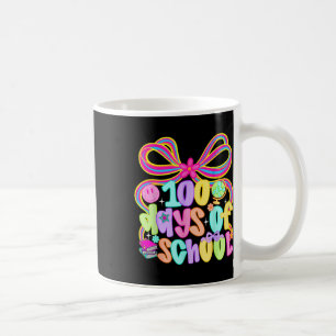 100. Schultag 100 Tage Lehrerin Kokette Schleife Kaffeetasse