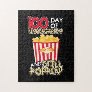 100. Schultag 100 Tage und immer noch Poppin Kinde Puzzle