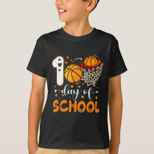 100. Schultag Basketball Kinder 100 Tage SC T-Shirt