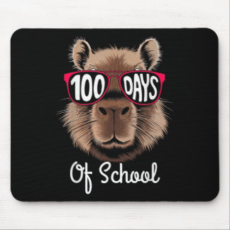 100. Schultag Cool Capybara 100 Tage klüger Mousepad