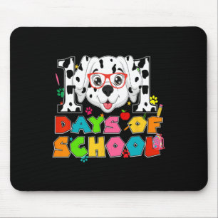 100. Schultag Dalmatiner Hund 100 Tage Schule Mousepad