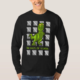 100. Schultag Dino Tyrannosaurus Rex T-Shirt