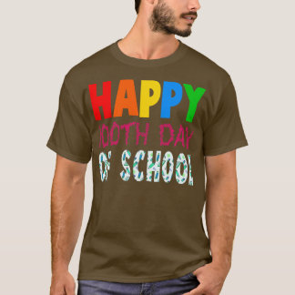 100. Schultag für Lehrer Jungen Mädchen unterricht T-Shirt