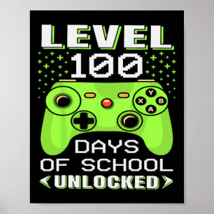 100. Schultag für Lehrer Kinder Poster