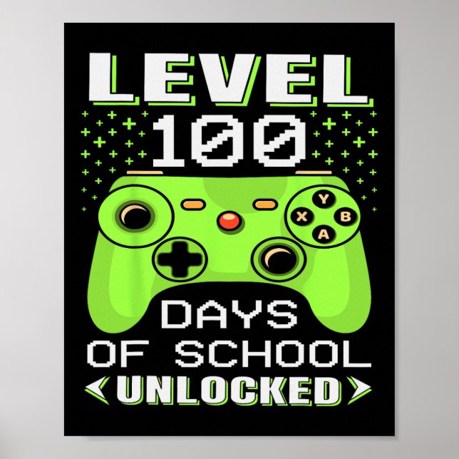 100. Schultag für Lehrer Kinder Poster (Vorne)