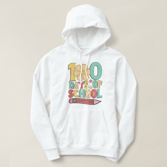 100 Schultag Hoodie (Design vorne)