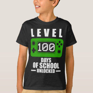 100. Schultag Jungen 100 Tage Gaming in Schulen T-Shirt