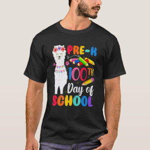 100. Schultag Kein Prob Llama Froher 100. Tag T-Shirt