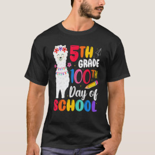 100. Schultag Kein Prob Llama Froher 100. Tag T-Shirt