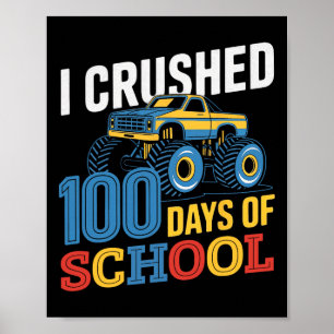 100. Schultag Kinder ich zerbrach 100 Tage Poster