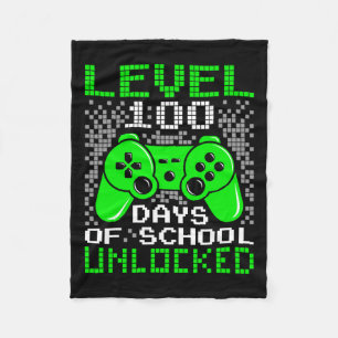 100. Schultag Kinder Stufe 100 Tage Schule Fleecedecke