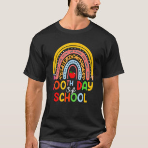 100. Schultag Lehrer 100 Tage schlauer Boho T-Shirt
