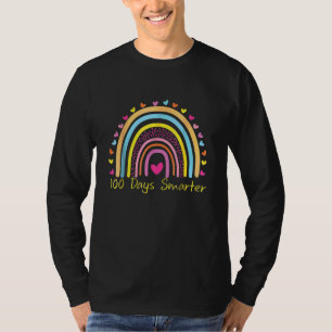 100. Schultag Lehrer 100 Tage Schlauer Regenb T-Shirt