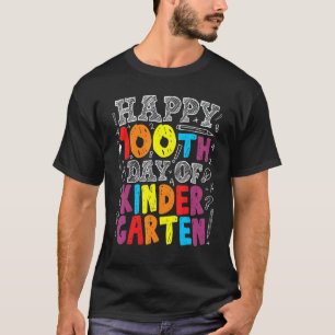 100. Schultag Lehrer Jungen Mädchen 100 Tage Ki T-Shirt