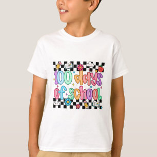 100. Schultag Lehrer Kind Lustig 100 Tage Coq T-Shirt
