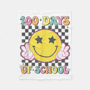 100. Schultag Lehrer Kinder 100 Tage Schule Fleecedecke
