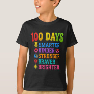 100. Schultag Lehrer Kinder 100 Tage Schule T-Shirt