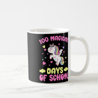 100. Schultag Mädchen 100 magische Scho-Tage Kaffeetasse