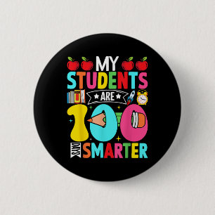 100. Schultag meine Schüler sind 100 Tage intellig Button