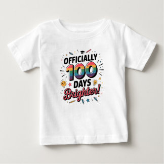 100. Schultag, Offiziell 100 Tage Heller Baby T-shirt