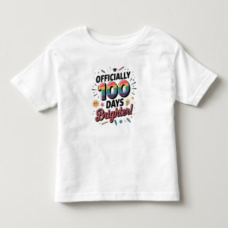 100. Schultag, Offiziell 100 Tage Heller Kleinkind T-shirt
