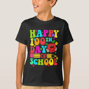 100. Schultag Retro 100 Tage Lehrer Student T-Shirt