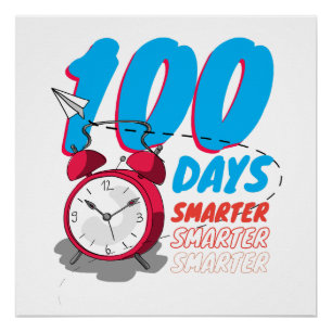 100. Schultag Shirt   100 Schultage Poster