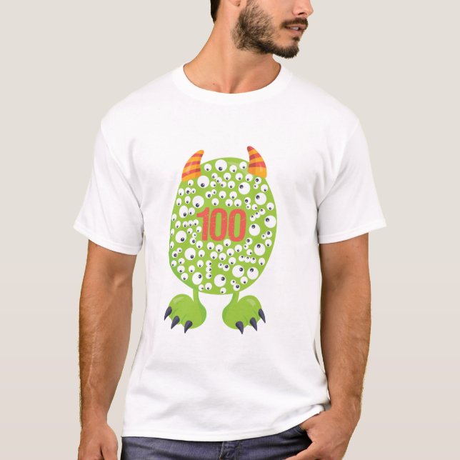 100. Schultag Shirt Lehrer Long Sleeve Coun (Vorderseite)