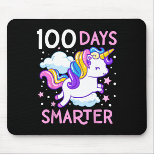 100. Schultag Unicorn 100 Tage Smarter Kinde Mousepad