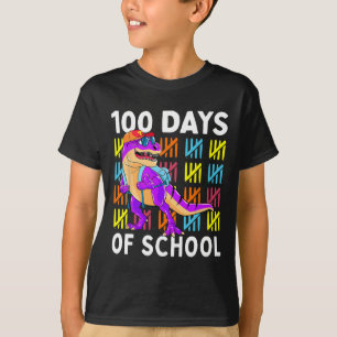 100 Schultage 100. Dino T-Shirt
