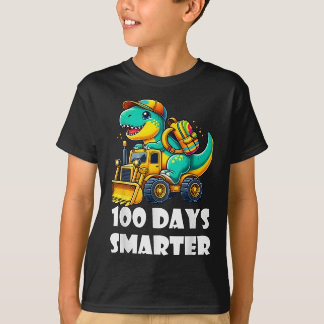 100 Schultage 100. Kindergartentag T-Shirt (Vorderseite)