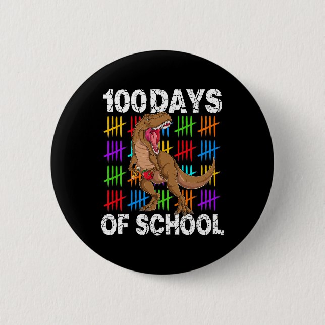 100 Schultage 100. Schultag Button (Vorderseite)