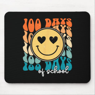 100 Schultage 100. Schultag Vintager Smi Mousepad