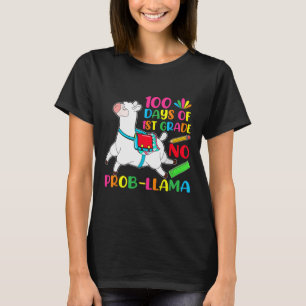 100 Schultage 1. Klasse Nr. Probllama Llama T-Shirt