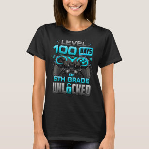 100 Schultage 5. Stufe Ungeschlossenes Video T-Shirt
