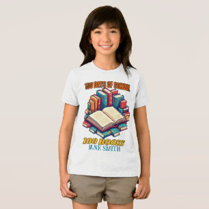 100 Schultage" Design - Celebrate Reading Tri-Blend Shirt