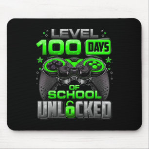 100 Schultage Freie Jungen 100. Scho-Tag Mousepad