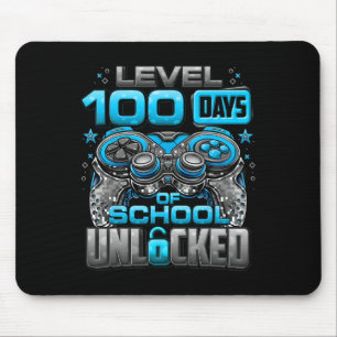 100 Schultage Freie Jungen 100. Scho-Tag Mousepad
