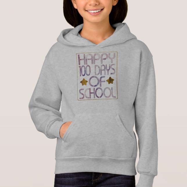 100 Schultage Hoodie (Vorderseite)