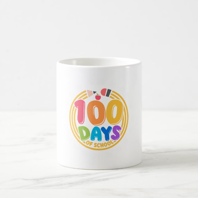 100 Schultage Kaffeetasse (Mittel)