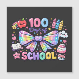100 Schultage Magnetkarte