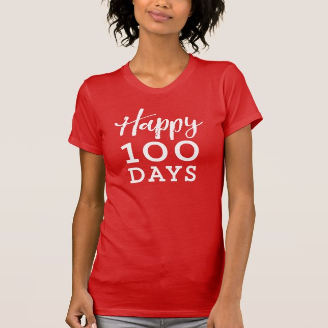 100 Schultage Shirt (Vorderseite)