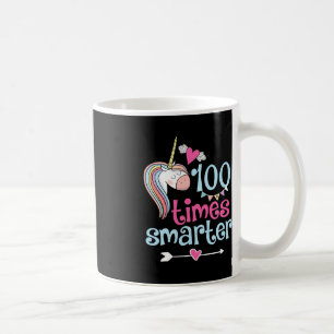 100 Schultage Shirt 100 Mal klüger niedlich un Kaffeetasse