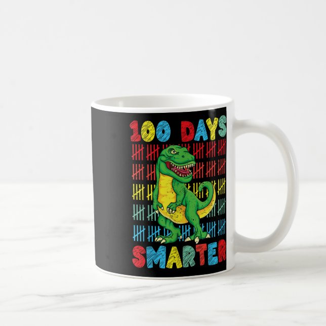 100 Schultage T-rex 100. Schultag Kaffeetasse (Rechts)