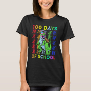 100 Schultage T-Rex Dino 100 Tage intelligentes Ki T-Shirt