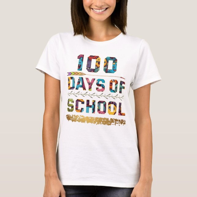 100 Schultage T-Shirt (Vorderseite)