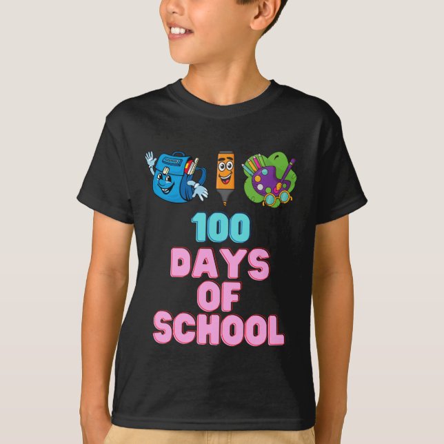 100 Schultage T-Shirt (Vorderseite)